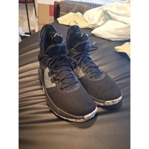 Nike Mens Air Precision 2 AA7069-090 Black Basketball Shoes Sneakers Size 7.5